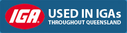 Used in IGAs throughout Queensland